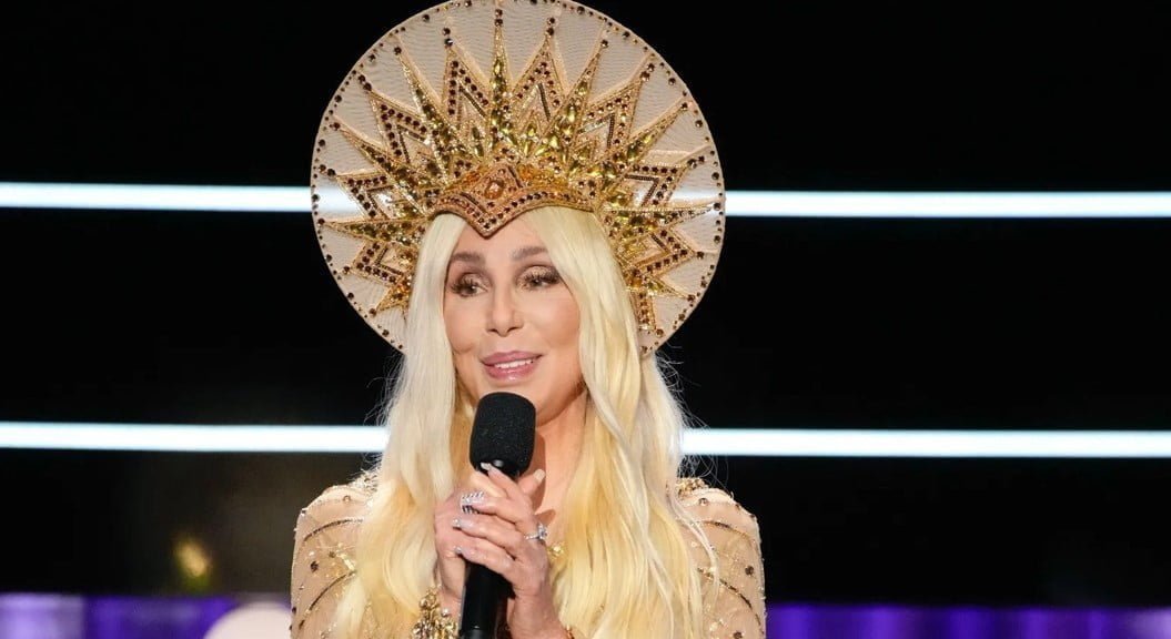 Cher Dazzles In A Shimmery Gown & Extra Long Blonde Hair At Carol Burnett’s Birthday
