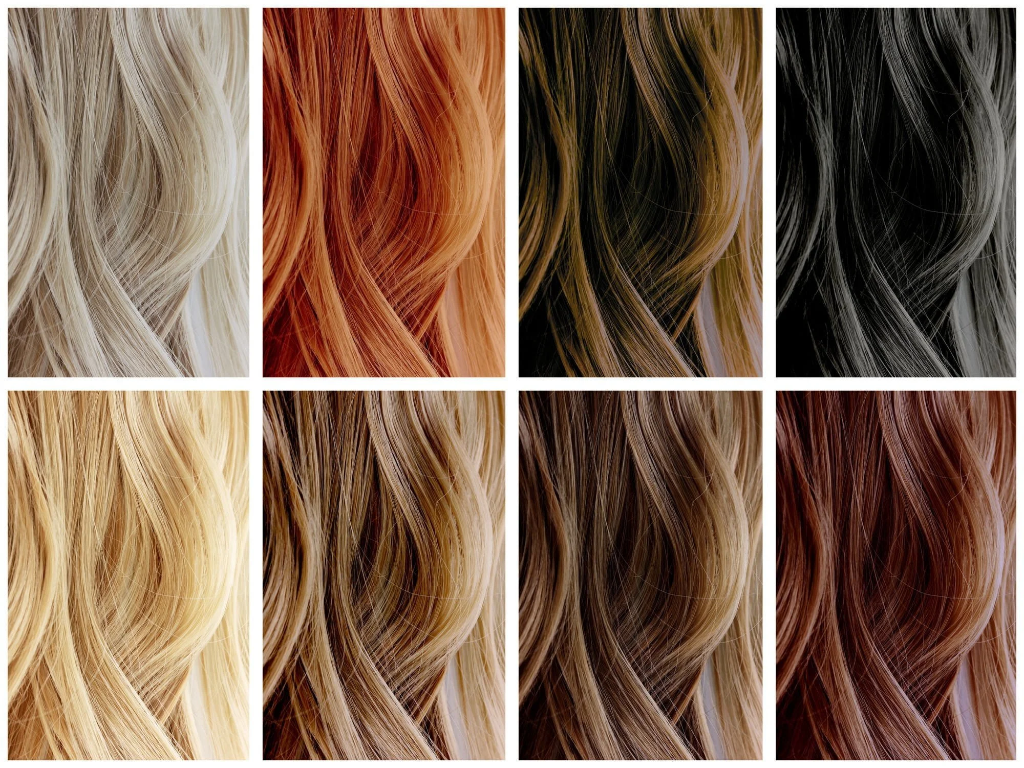 different types of hair colors for different skin tons