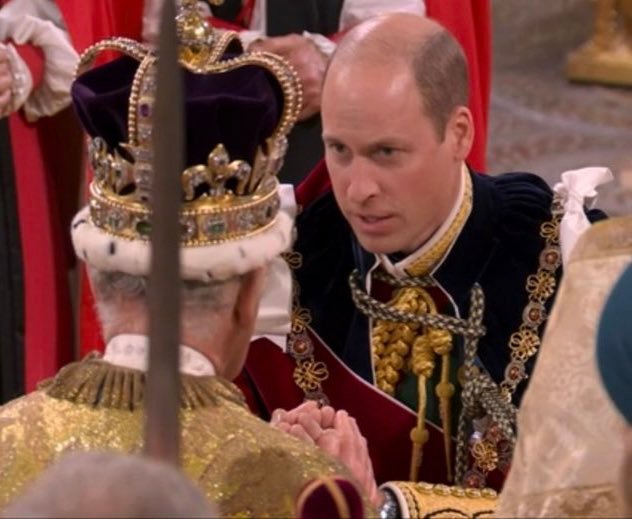 Emotional King Charles Murmurs “Thank You” As Son Prince William Affectionately Kisses His Cheek At Coronation