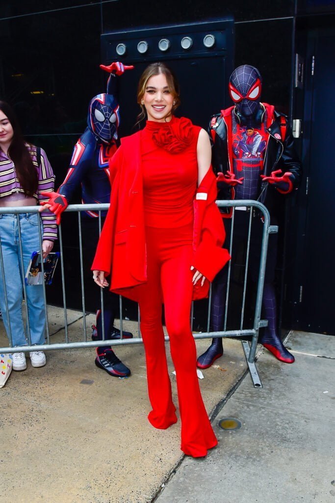 Hailee Steinfeld Stuns In Trio Of Outfits As She Promotes New Spider-Man Film