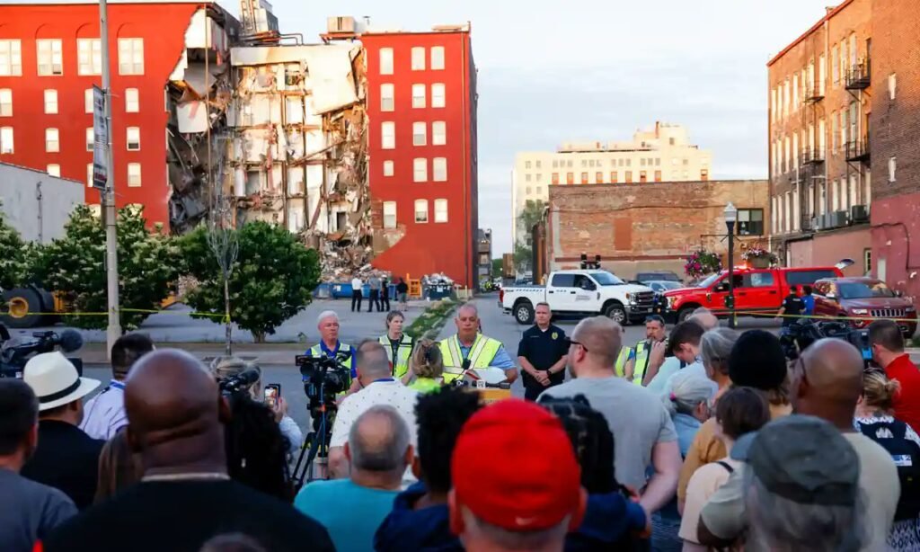 Iowa Apartment Building Partially Collapsed To Be Demolished After 8 Rescues