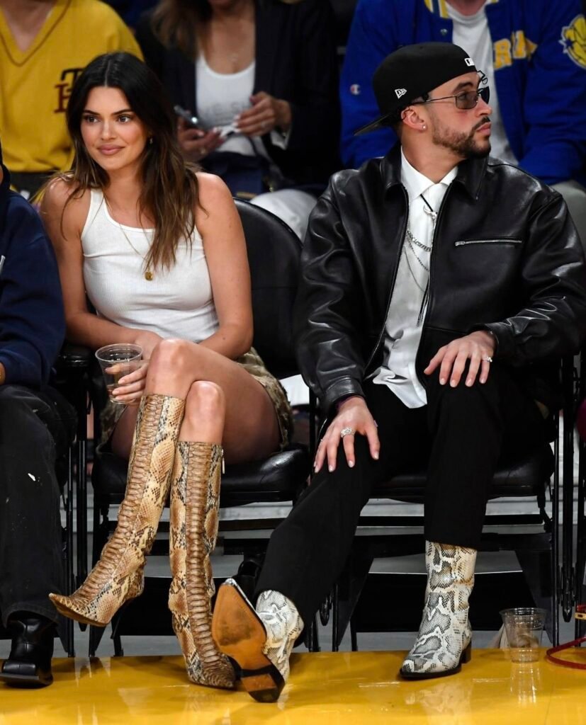 Kendall Jenner And Bad Bunny Get Cozy Seated Courtside At The Lakers Game