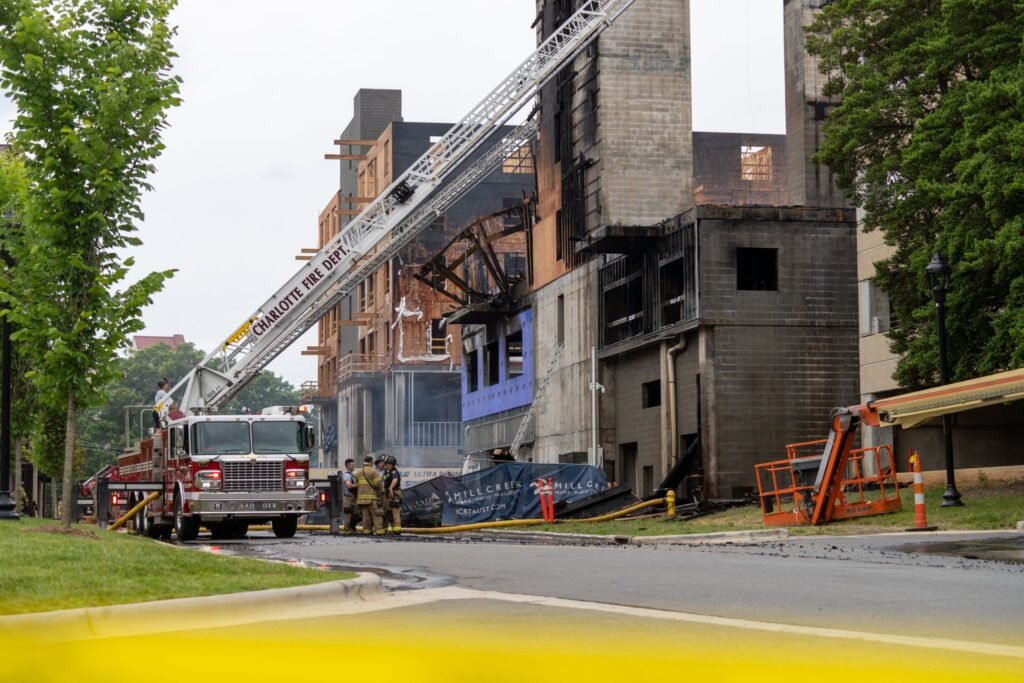 Massive Fire At Charlotte Site Leaves 2 Construction Workers Missing