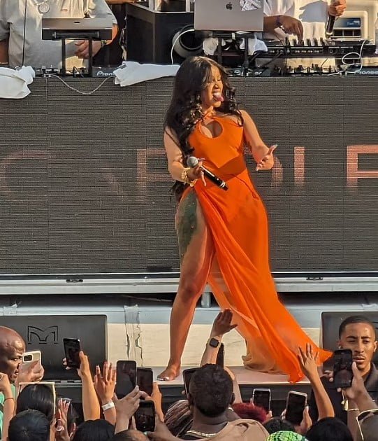 Moment Cardi B Tosses Mic As Concertgoer Throws Drink At Her On Stage